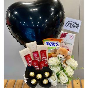 chocolate teddy bouquet