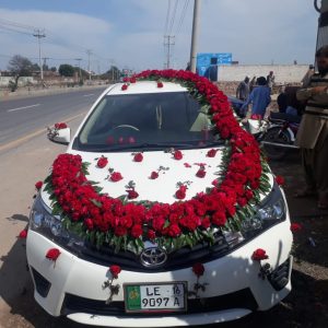 red roses decoration