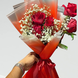 Florist Rose Special in Orange bouquet