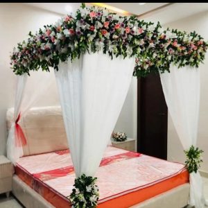 PINK ROSE & WHITE GLAD ROOM DECORE