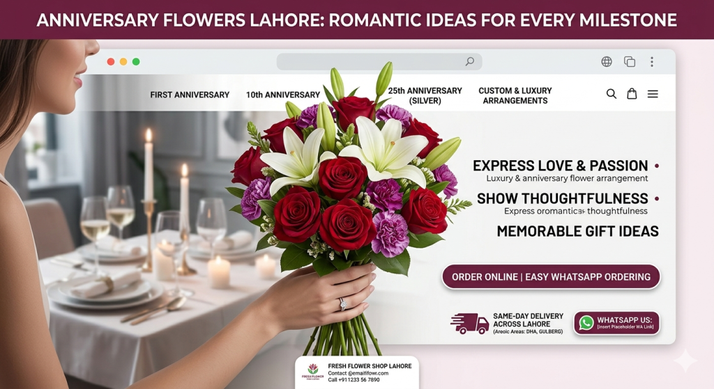 Anniversary Flowers in Lahore: Romantic Ideas for Every Milestone