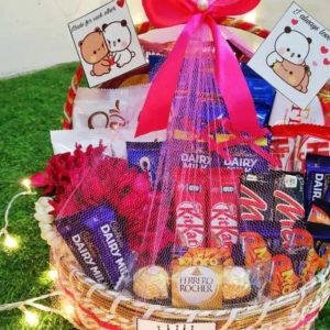 Customized Chocolate Gift Basket