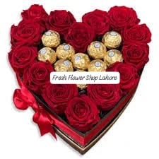 CHOCOLATE HEART BOX