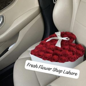 RED ROSE HEART BOUQUET